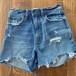 Abercrombie & Fitch Blue Jean Shorts